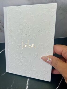 Dior J'adore Notebook with Gold Logo & Gold Lining VIP Limited Edition NWOT